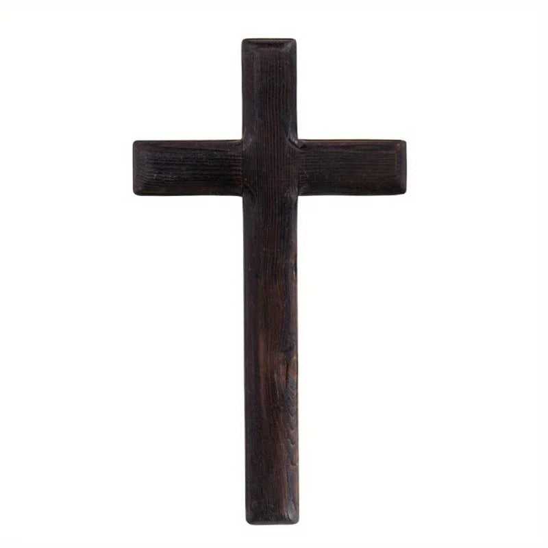 Hängende Ornamente Katholisches Kruzifix Wandmontierte Holzkreuze Party Meditation Büro Geschenke Kunsthandwerk Aufrichtiger Jesus Christus Massiv
