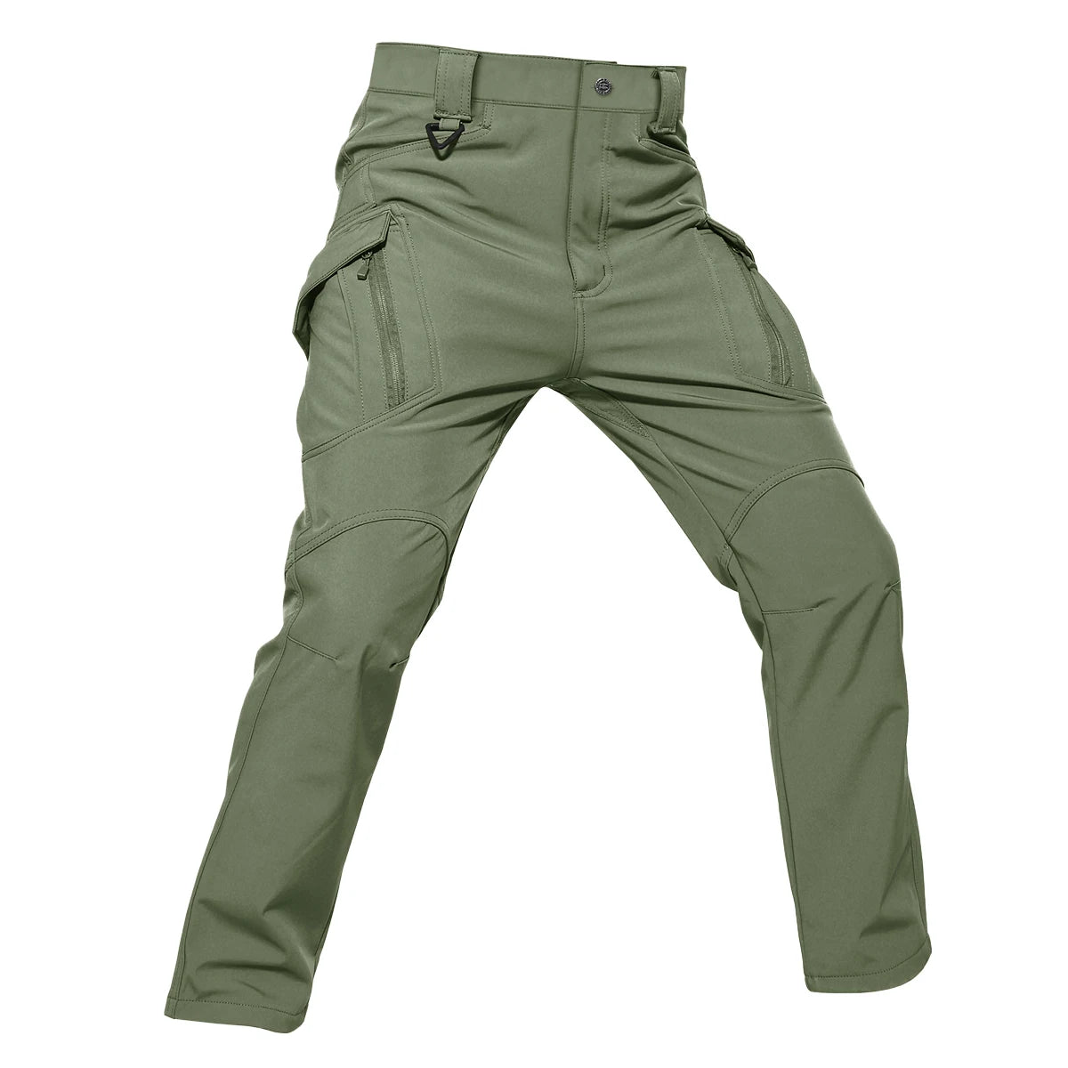 TACVASEN IX9 Winter Softshell Thermo Wanderhose Arbeitshose Herren Fleece Cargohose Wasserdicht Warm Outdoor Männer Hose