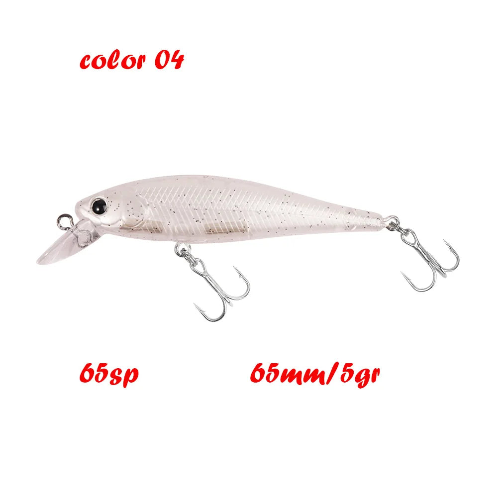 BassLegend Fishing Artificial Bait Suspending Minnow Shallow Wobbler Jerkbait Shad Bass Pike Lure 128 SP 78 F 65 SP