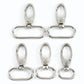 5/10Pcs Meetee 20/25/32/38mm Metal Bags Strap Buckles Lobster Clasp Collar Carabiner Snap Hook DIY KeyChain Bag Part Accessories