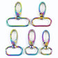 5/10Pcs Meetee 20/25/32/38mm Metal Bags Strap Buckles Lobster Clasp Collar Carabiner Snap Hook DIY KeyChain Bag Part Accessories
