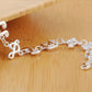 Heiß feine Musiknote Kette 925 Sterling Silber Armbänder für Damen Hochzeitsfeier Mädchen Studentin Weihnachtsgeschenke Mode Schmuck