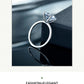 2023 Klassischer Luxus Echter massiver 925 Sterling Silber Ring 3 Karat 10 Herzen Pfeile Zirkon Hochzeitsschmuck Ringe Verlobung Für Frauen