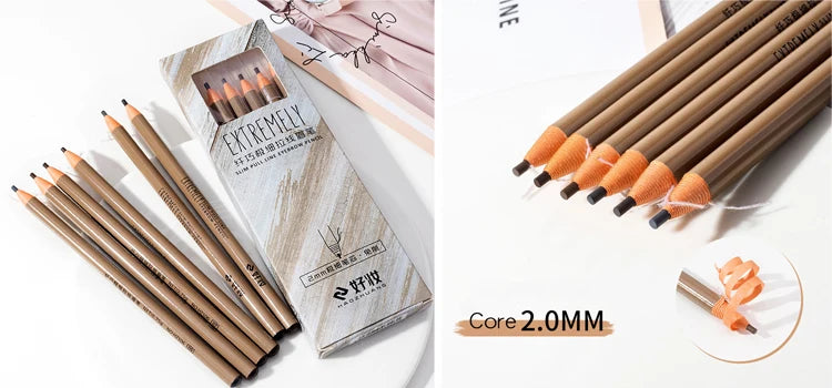 10pcs Eyebrow Pencil Women Makeup Tint Waterproof Hensi Cheap Pencil Black Brown Available Natural Beauty Cosmetics Wholesale