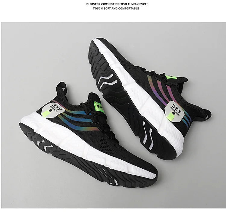 Herrenschuhe Sommer Herren Freizeitschuhe Atmungsaktive Sneaker Herren Leichte Loafers Rutschfeste Tennisschuhe Luxusschuhe Tennisschuhe