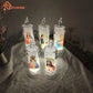 Jesus Jungfrau Christus Kerzenlampe Romantisches Teelicht Elektronische Flammenlose LED Deko