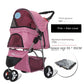 Lightweight Outing Small And Medium-sized Pet Stroller Four Seasons Universal Dog Cat Stroller Foldable Tricycle Cage Pet