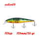 BassLegend Fishing Artificial Bait Suspending Minnow Shallow Wobbler Jerkbait Shad Bass Pike Lure 128 SP 78 F 65 SP