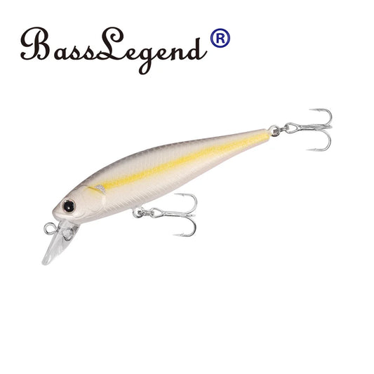 BassLegend Angeln Künstlicher Köder Suspending Minnow Flacher Wobbler Jerkbait Shad Bass Hecht Köder 128 SP 78 F 65 SP