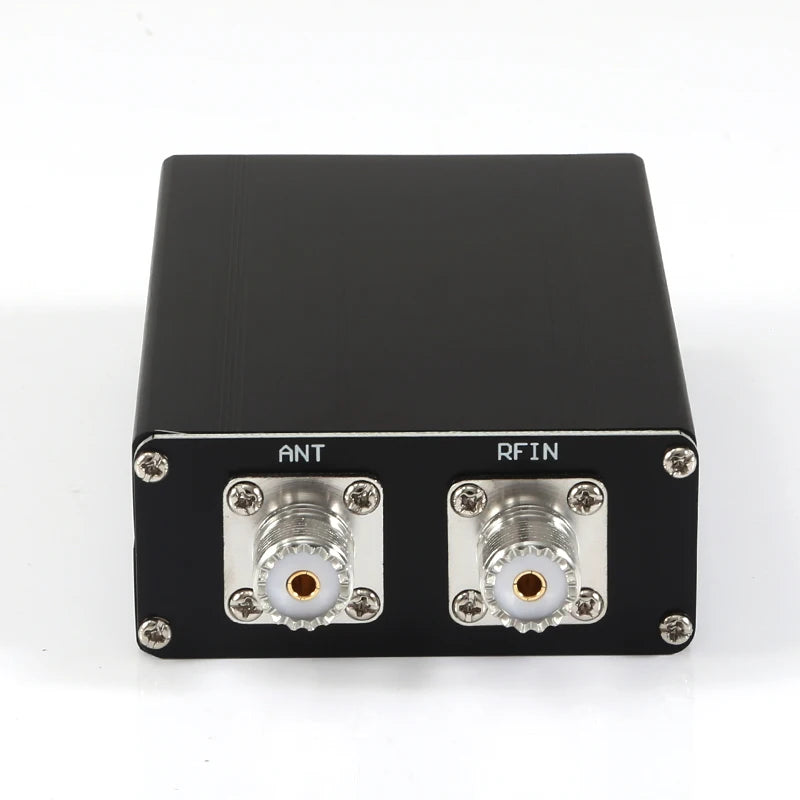 Fertiger ATU-100 1.8-50MHz ATU-100mini Automatischer Antennentuner von N7DDC 7x7 + Mini 0.96 OLED + Metallgehäuse + 1350MA Akku