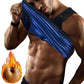 Men Silver Ion Coating Thermo Sweat Sauna Vest Body Shapewear Slimming Shapers Tops Trainer Tank Burning Waist Fat Effect J3P4