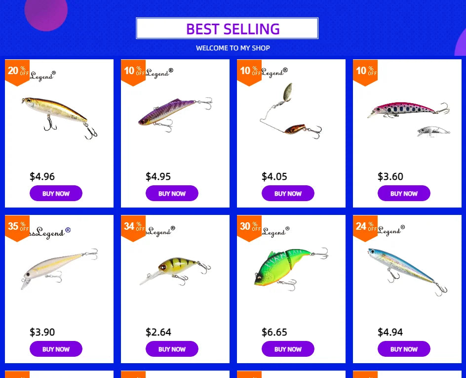BassLegend Fishing Artificial Bait Suspending Minnow Shallow Wobbler Jerkbait Shad Bass Pike Lure 128 SP 78 F 65 SP