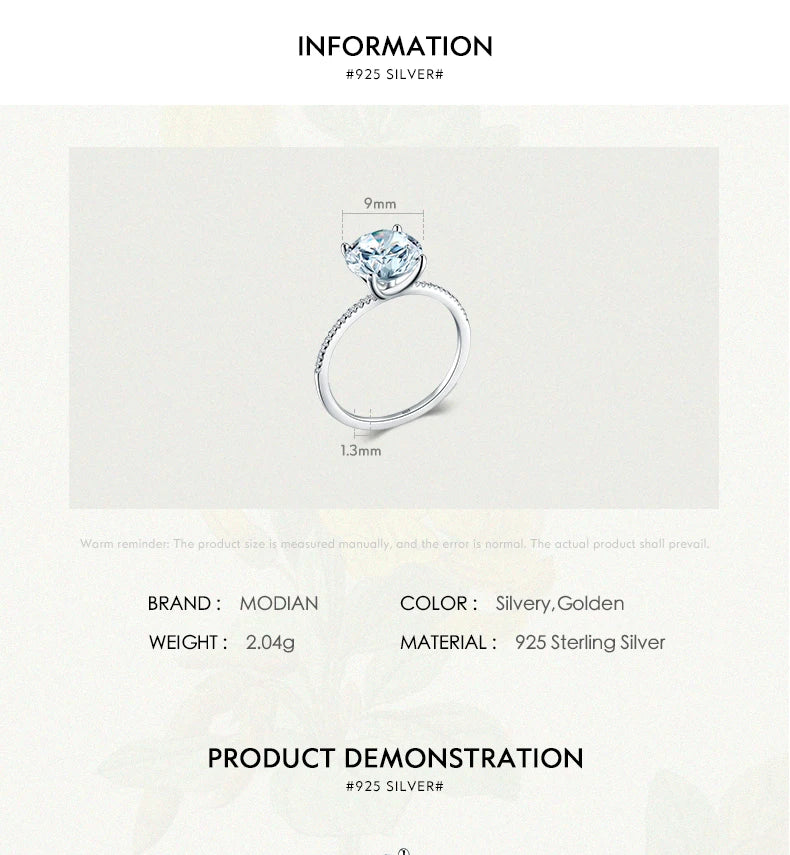 2023 Klassischer Luxus Echter massiver 925 Sterling Silber Ring 3 Karat 10 Herzen Pfeile Zirkon Hochzeitsschmuck Ringe Verlobung Für Frauen