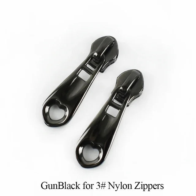20 Stk. Meetee Reißverschluss-Schieber für 3# 5# Nylon-Reißverschlüsse Daunenjacke Reißverschlusskopf Taschenbekleidung Reißverschluss-Reparatur-Kits DIY Nähzubehör