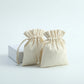 50 Stück Baumwoll-Jute-Schmuckbeutel, kleine Leinenbeutel für Halskette, Ohrringe, Ringbeutel, Gastgeschenke, Party, Süßigkeiten, Geschenktasche