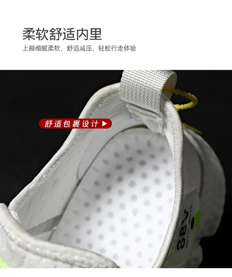 Herrenschuhe Sommer Herren Freizeitschuhe Atmungsaktive Sneaker Herren Leichte Loafers Rutschfeste Tennisschuhe Luxusschuhe Tennisschuhe
