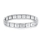 Hapiship Neue Mode Frauen Romantisches Herz 9mm Breite Edelstahl Armband Armreif Mädchen Hochzeit Weihnachtsgeschenk Schmuck G205