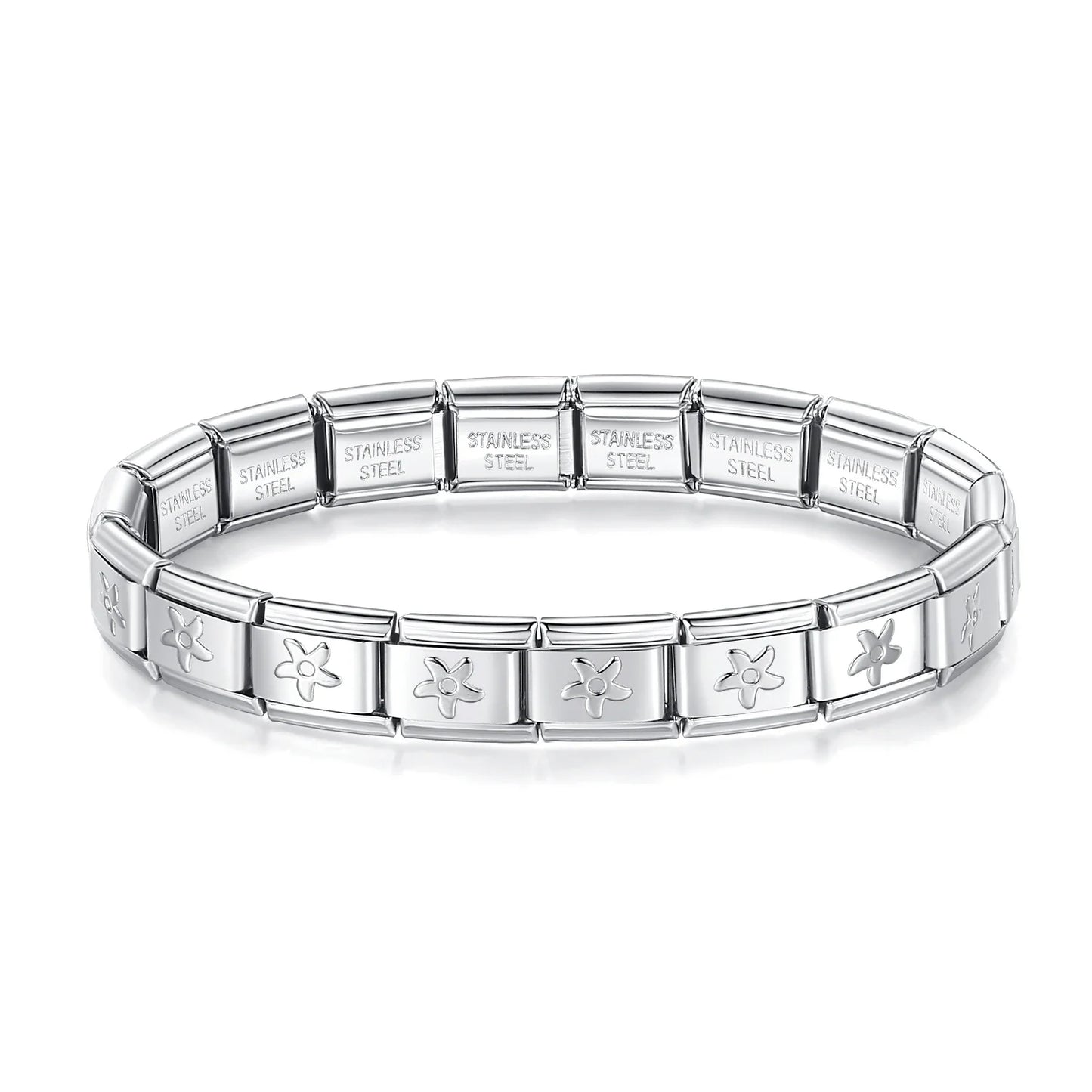 Hapiship Neue Mode Frauen Romantisches Herz 9mm Breite Edelstahl Armband Armreif Mädchen Hochzeit Weihnachtsgeschenk Schmuck G205