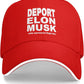 Anti Elon Musk Trucker Hats Fire Elon Musk Deport Stop Musk Funny Gag Baseball Cap for Mens Women