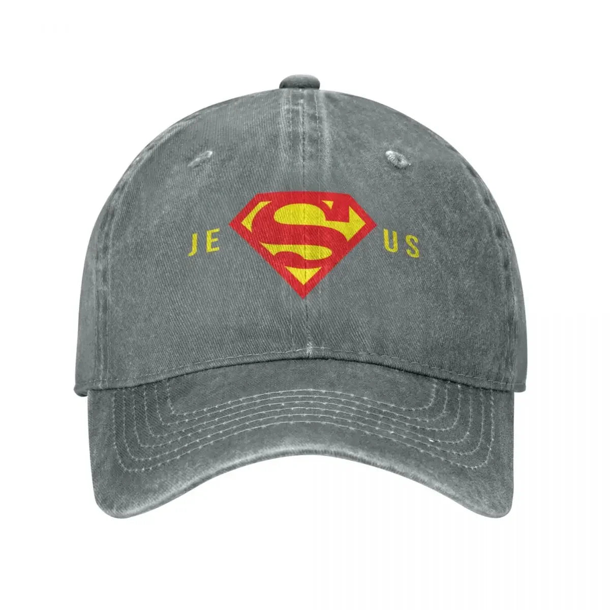 Super Jesus Washed Baseball Cap Mütze Herren Damen Christian Gott Kappe Frühling Herbst Vintage Casquette Gorras