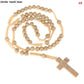 Christus Jesus Holzperlen 9mm Rosenkranzperle Kreuz Anhänger Geflochtenes Seil Halskette Religiöse Orthodoxe Gebetskette Schmuck