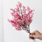 2PCS Artificial Plants Long Baby's Breath Christmas Decorations Vase for Home Wedding Bridal Festival Party Fake Plastic Flowers
