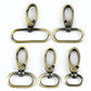 5/10Pcs Meetee 20/25/32/38mm Metal Bags Strap Buckles Lobster Clasp Collar Carabiner Snap Hook DIY KeyChain Bag Part Accessories