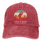 Bigfoot is Real and He Tried to Eat My Ass Baseball Cap Unisex Vintage Trucker Hat Adjustable Cowboy Hats for Mens Womens