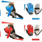 ROCKBROS Fahrradhandschuhe Schwammpolster Lange Finger Motorradhandschuhe für Fahrrad Mountainbike Handschuhe Touchscreen MTB Handschuhe