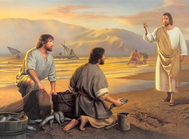 Christian God Jesus The Shepherd Christ Belief Faith The Samaritan Woman Posters Prints Canvas Painting Wall Art Picture Decor
