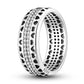 Ringe für Frauen 925 Silberfarbe Zirkon Wickellinie Geometrischer Sternring Verlobung Hochzeit Romantisches Valentinstag Feinschmuck Geschenk