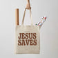 Cood News Jesus Saves Muster Leinwand Schulter Tote Bag Lässig Einkaufstasche Christus Religion Christlicher Glaube Shopper Handtasche