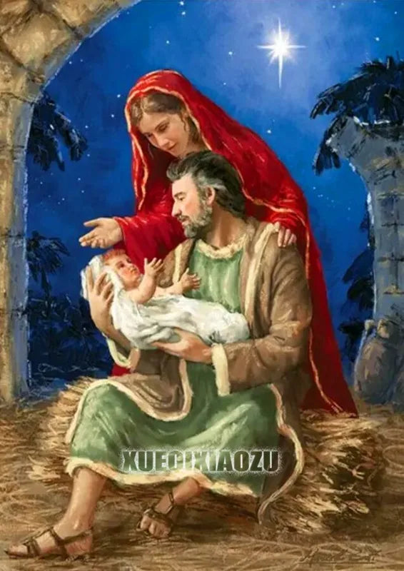 Christ Jesus Diamond Painting Jesus' Redemption Diamond Mosaic Rhinestone Inlaid Cross Stitch Set DIY Home Decoration Gift