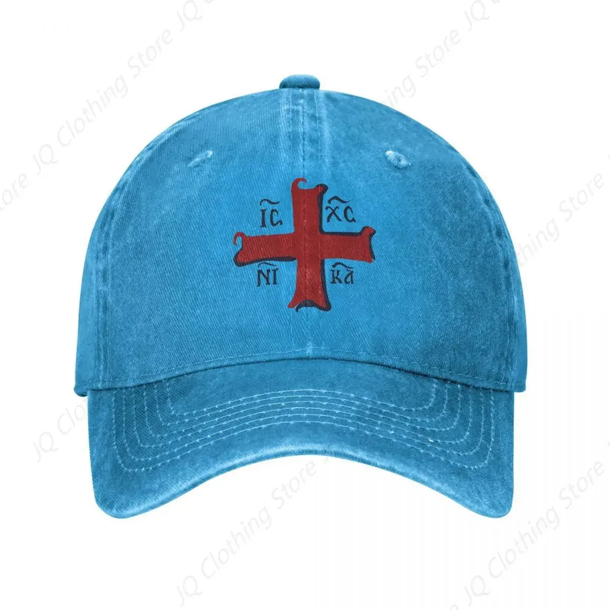 IC XC NIKA Baseball Cap Vintage Distressed Washed Jesus Christ Is Winner Snapback Hat Men Women Outdoor Running Golf Caps Hat