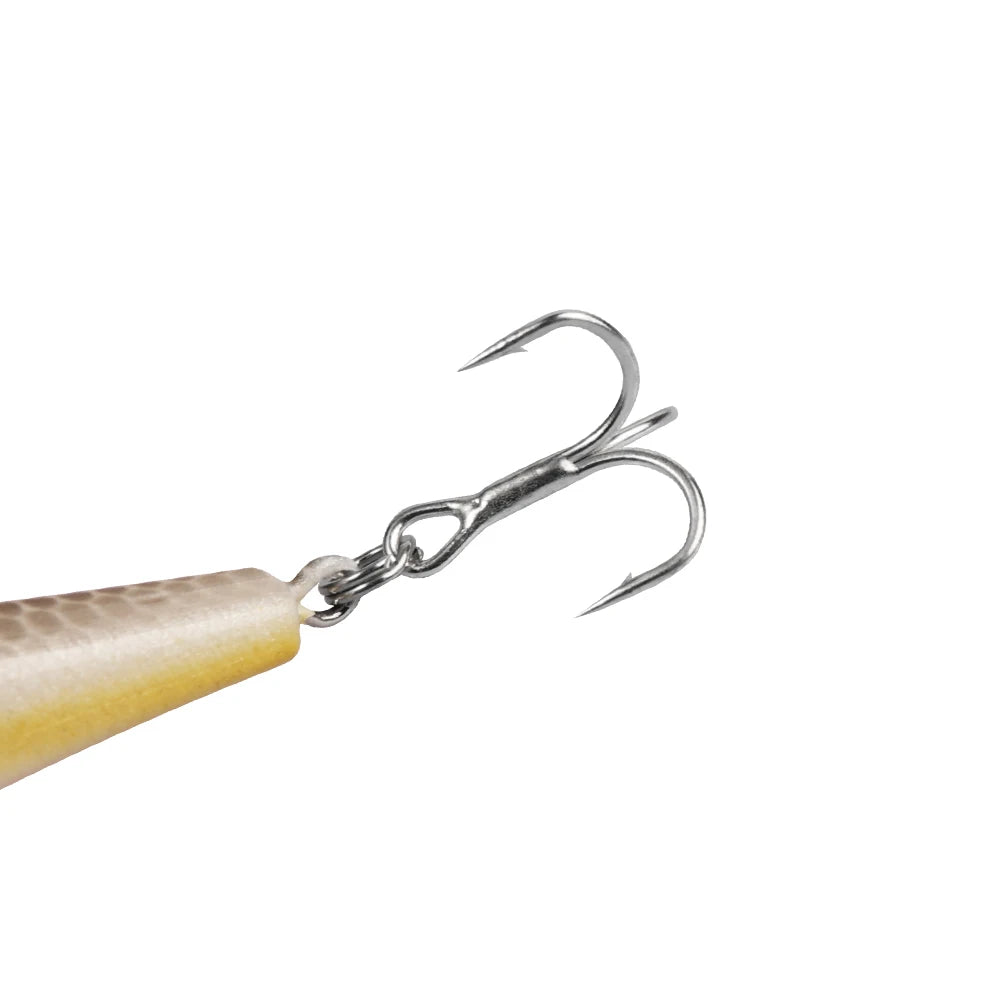 BassLegend Fishing Artificial Bait Suspending Minnow Shallow Wobbler Jerkbait Shad Bass Pike Lure 128 SP 78 F 65 SP