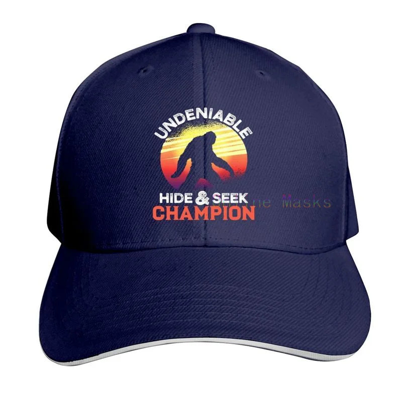 Bigfoot is Real and He Tried to Eat My Ass Baseball Cap Unisex Vintage Trucker Hat Adjustable Cowboy Hats for Mens Womens
