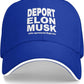 Anti Elon Musk Trucker Hats Fire Elon Musk Deport Stop Musk Funny Gag Baseball Cap for Mens Women