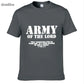 Army Of The Lord Christian Jesus Christ Men And Women Couples Matching T-Shirt Novel Style Custom Printing T Shirt Plus Size