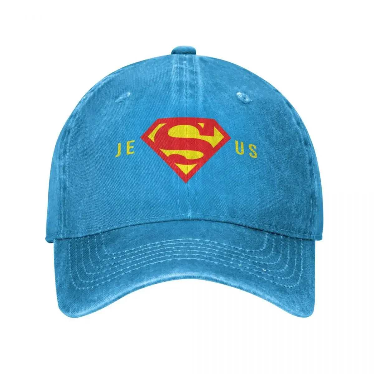 Super Jesus Washed Baseball Cap Mütze Herren Damen Christian Gott Kappe Frühling Herbst Vintage Casquette Gorras