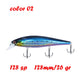 BassLegend Fishing Artificial Bait Suspending Minnow Shallow Wobbler Jerkbait Shad Bass Pike Lure 128 SP 78 F 65 SP