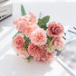 30CM Seidenrosen Hochzeit Bouquet Vase für Home Raum Dekoration Weihnachtsgirlande Scrapbooking Künstliche Hortensie Kunstblumen