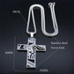 Christ Gott Kreuz Jesus Dornenkrone Kette Halskette Herren Edelstahl Kruzifix Halskette Schmuck colar masculino N7074S02