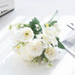 30CM Seidenrosen Hochzeit Bouquet Vase für Home Raum Dekoration Weihnachtsgirlande Scrapbooking Künstliche Hortensie Kunstblumen