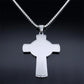 Christian Christus Eucharistie Heiligenschein Traubensaft Kreuz Kette Edelstahl Männer Frauen Katholische Heiliger Geist Kirche Halskette Schmuck