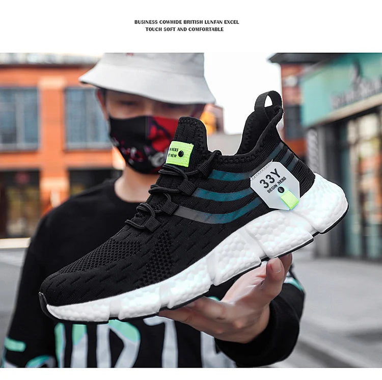 Herrenschuhe Sommer Herren Freizeitschuhe Atmungsaktive Sneaker Herren Leichte Loafers Rutschfeste Tennisschuhe Luxusschuhe Tennisschuhe