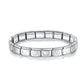Hapiship Neue Mode Frauen Romantisches Herz 9mm Breite Edelstahl Armband Armreif Mädchen Hochzeit Weihnachtsgeschenk Schmuck G205