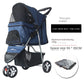 Lightweight Outing Small And Medium-sized Pet Stroller Four Seasons Universal Dog Cat Stroller Foldable Tricycle Cage Pet