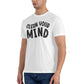 100% Baumwolle REINIGE DEINEN GEIST Motivierende Zitate T-Shirts Herren Freizeit Damen Kleidung T-Shirts Oberteile