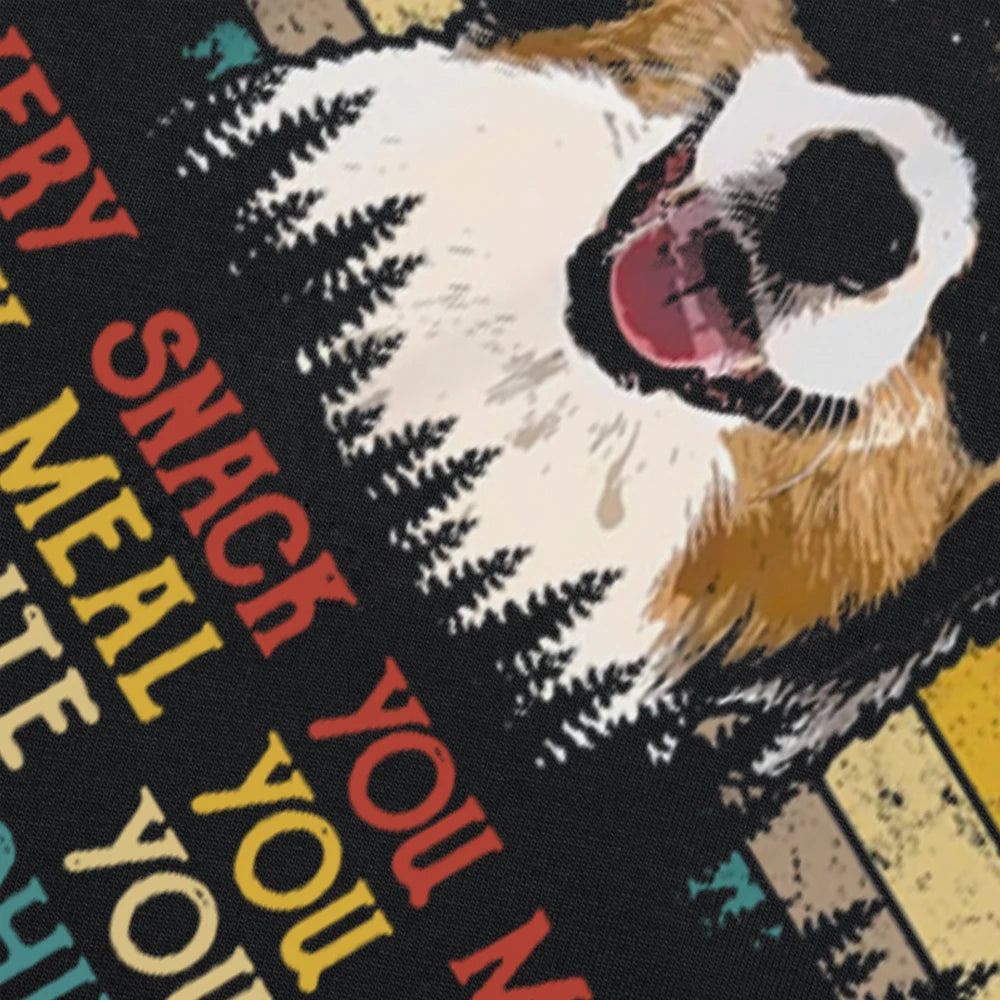 Jeder Snack, den du machst, Australian Shepherds, lustige Hundeliebhaber, T-Shirts, grafische Streetwear, Kurzarm-Geburtstagsgeschenke, T-Shirt Männer