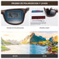 GM Natur Bambus Holz Sonnenbrille Handgemachte Polarisierte Gläser Spiegelbeschichtung Linsen Brille Mit Geschenkbox